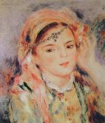 Pierre Renoir Algerian Woman oil